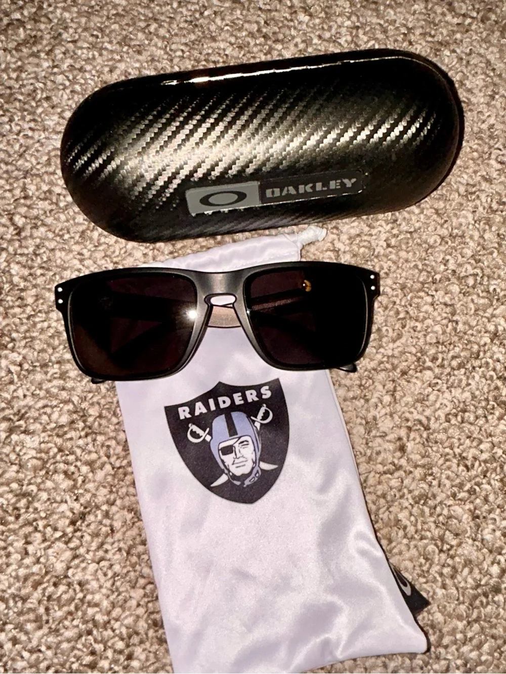 Oakley Holbrook Raiders Edition Sunglasses